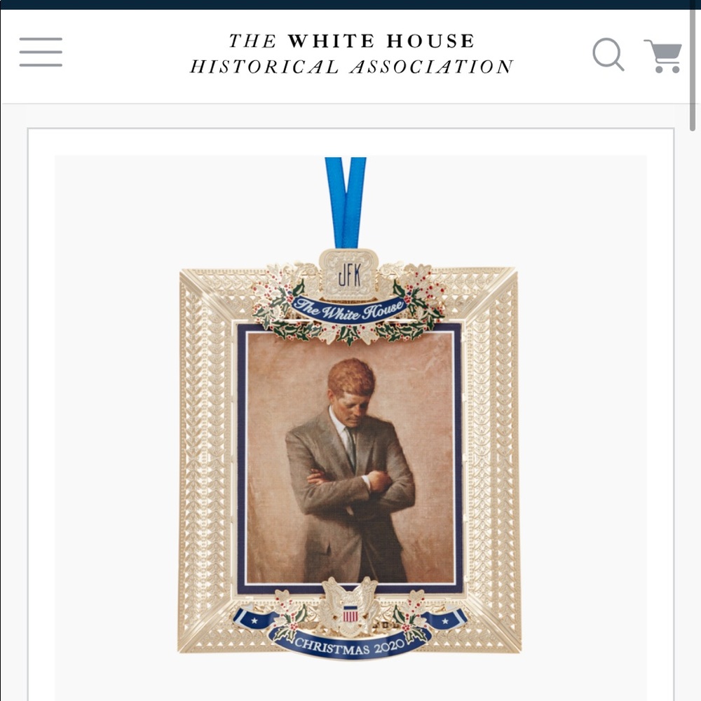 White House historical association ornament